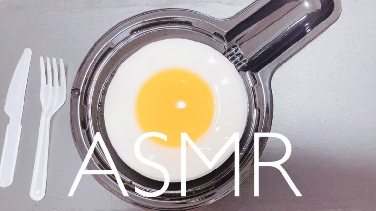 ASMR/咀嚼音/目玉焼きゼリー/medamayaki jelly