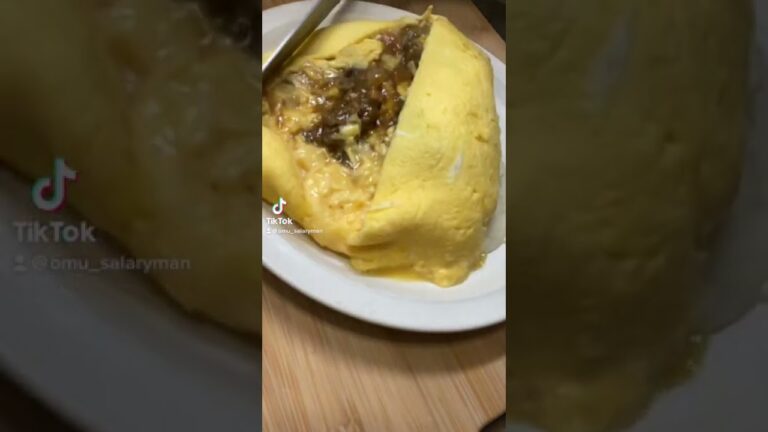 【衝撃】実はマッシュポテトもカレーもオムレツも飲み物らしいよ #shorts  #omelette  #オムライス  #オムレツ