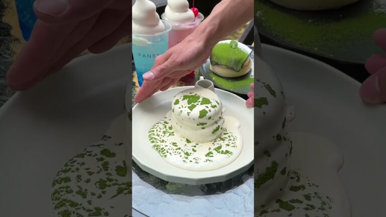 口の中でとろけるふわしゅわ抹茶ティラミスパンケーキが最高！