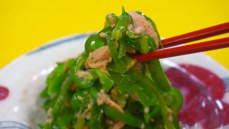 美味しすぎて止まらない！無限ピーマン