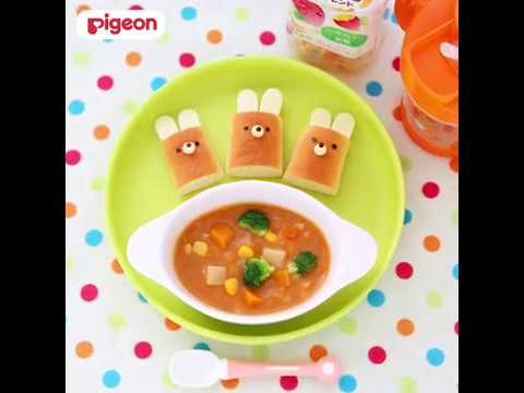 うさちゃんのつけパンカレー ｜ 可愛く作れる♪ 手作りデコ お食事＆おやつレシピ