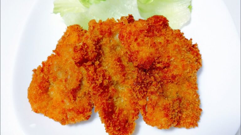 Cooking chicken cutlet/チキンカツの作り方【料理動画】