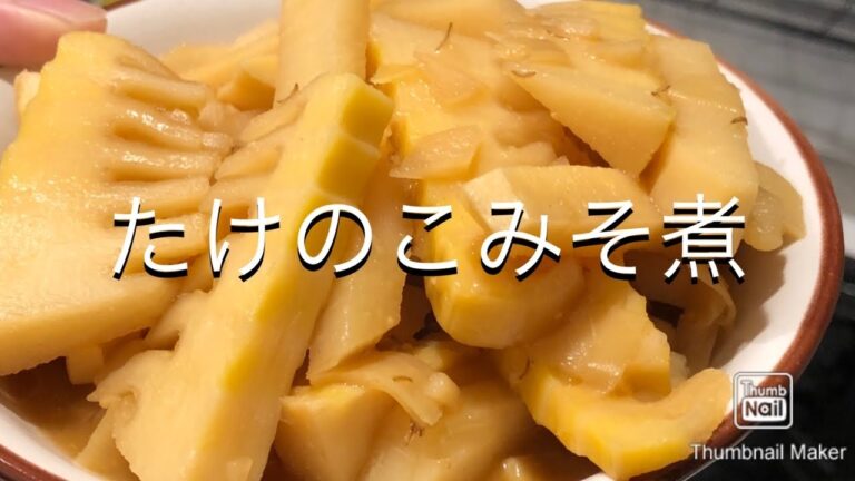 【煮物】たけのこみそ煮