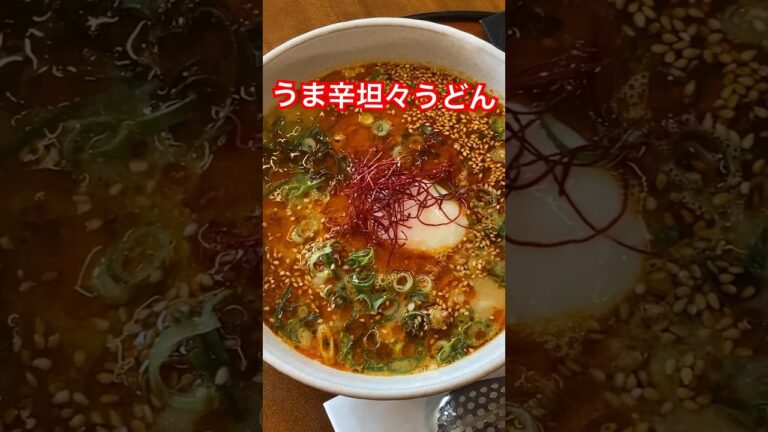 【うま辛坦々うどん】 #japanesefood #japanese #miyazaki #udon #坦々麺 #坦々うどん #十兵衛 #jyubei #shorts
