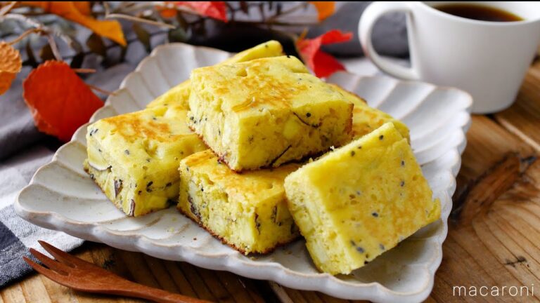 【さつまいもケーキ】オーブンいらずで簡単レシピ！卵焼き器でお手軽スイーツ♪｜macaroni（マカロニ）