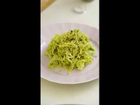 春キャベツのアボカドソースあえ VegeTable