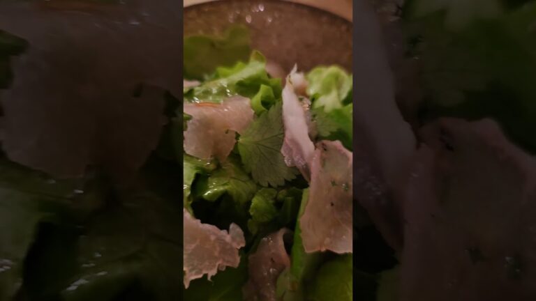 生ハムサラダ🥗生ハムとドレッシングの艶が🤤【JunJun】#shorts #生ハム #サラダ #サラダレシピ #チャンネル登録 #チャンネル登録お願いします