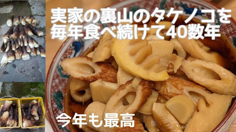 【しがない主婦の日常】茅の舎だしで作るタケノコとちくわの煮物