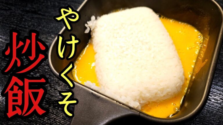 これマジで焼いてないの？と思うほどウマい！！火すらつかわない【やけくそチャーハン】がヤバい