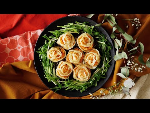 【人生バラ色！】バラぷりエビチリ🌹