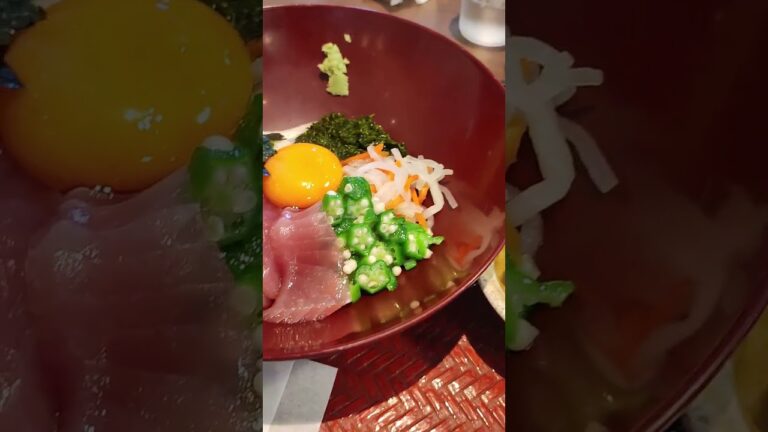 大戸屋「ばくだん丼　まぐろ増量」（五穀米少なめ）