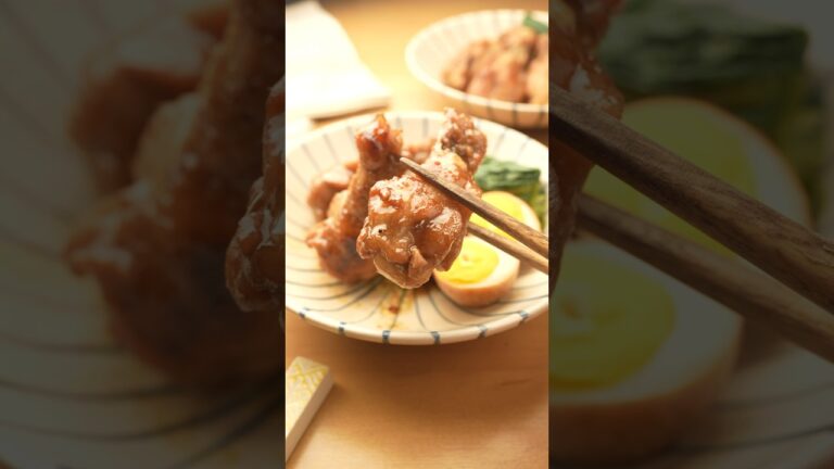 ひとくちで彼のハートを射止めた『手羽元の甘辛煮』
