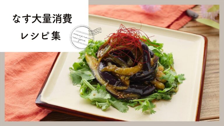 なす大量消費レシピ 10選
