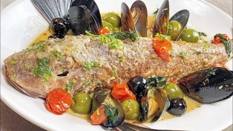 【ホウボウのアクアパッツァ】おうちで作れるアクアパッツァのレシピをご紹介【イタリア料理】【おうちごはん】【魚料理】【ディナー】