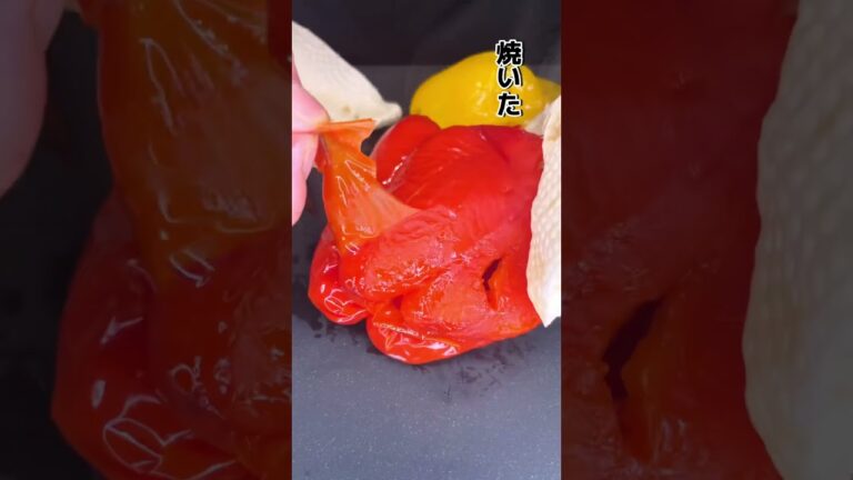 【悲劇】女子にモテるパプリカのマリネとカニカマの盛り合わせ #shorts