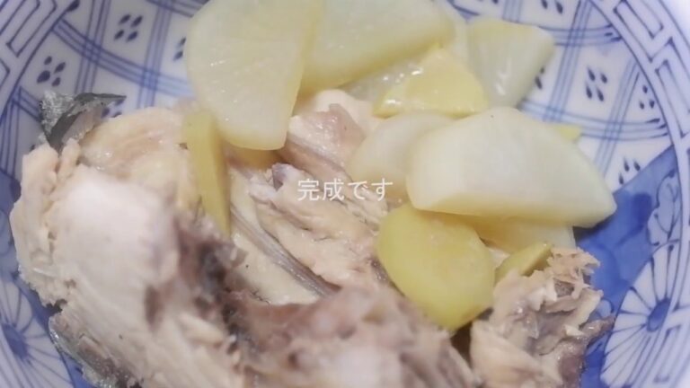 【簡単料理】ブリのあら煮