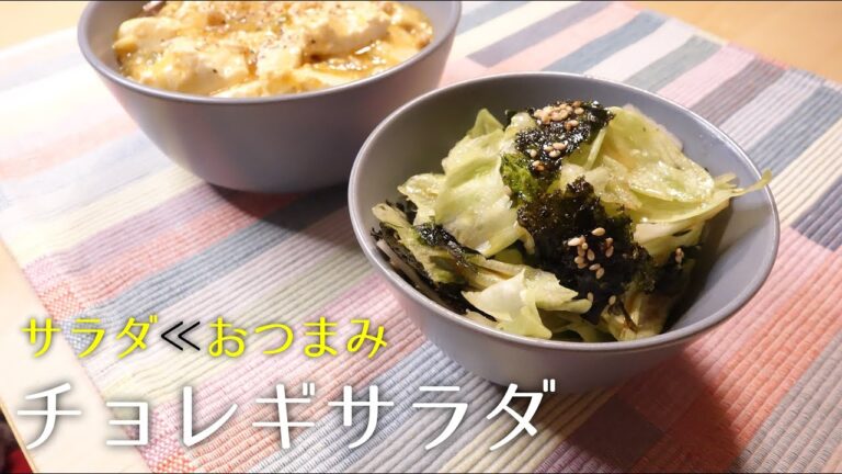 【簡単手作りタレ】チョレギサラダ〈#157/節約ごはん編〉