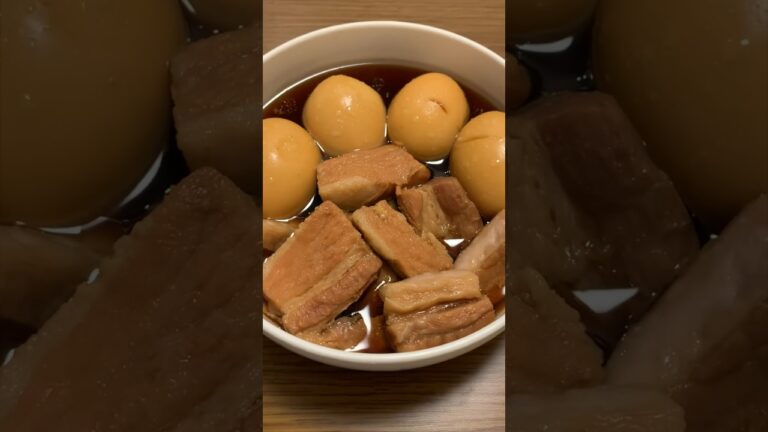 豚の角煮を作ってみました #cooking #food