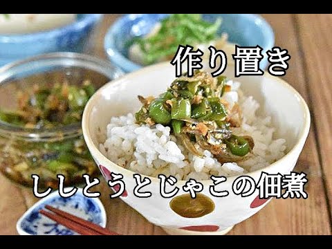 【ししとうの消費】ご飯のお供に！！ししとうとじゃこの佃煮の作り方