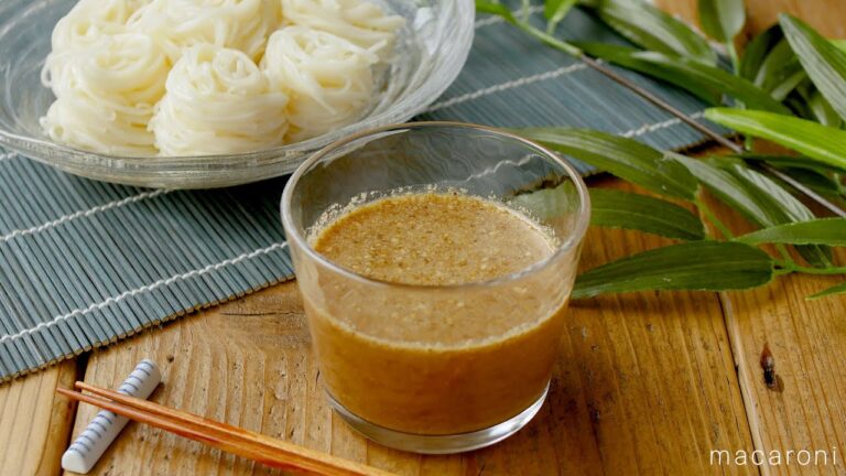 【ごまダレそうめん】ごまダレがない…そんな時はこれ！手作りがおいしい♪そうめんにピッタリ｜macaroni（マカロニ）