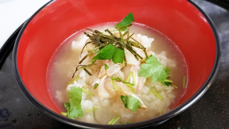 鯛の出汁茶漬け