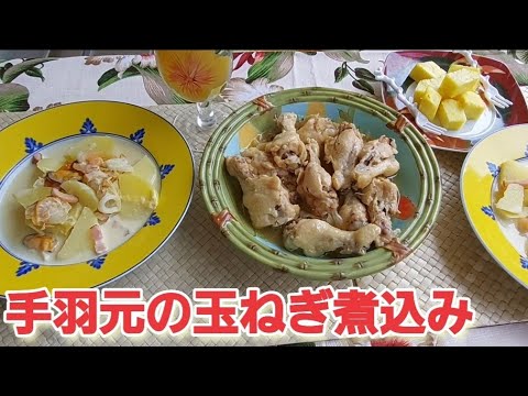 手羽元の玉ねぎ煮込み ダイエットレシピ  2022 diet vlog