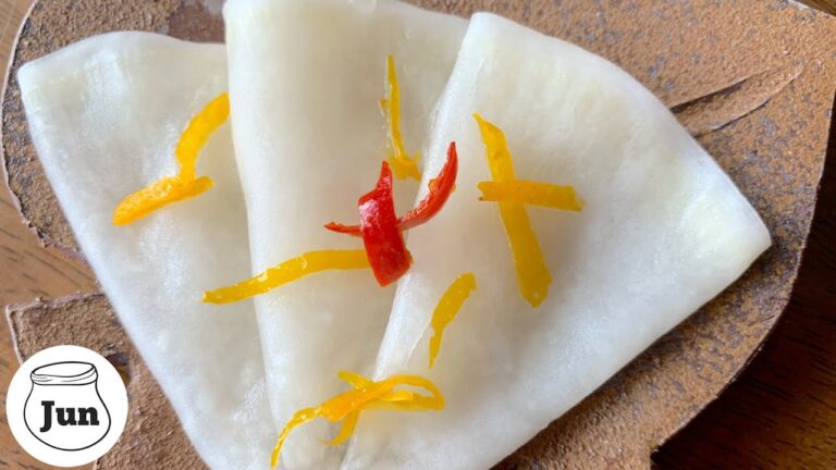 【かぶの千枚漬け】柚子風味の作り方 | 聖護院かぶの甘酢漬け