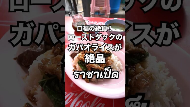 ローストダックのガパオライスが絶品過ぎた【ラーチャーペット】