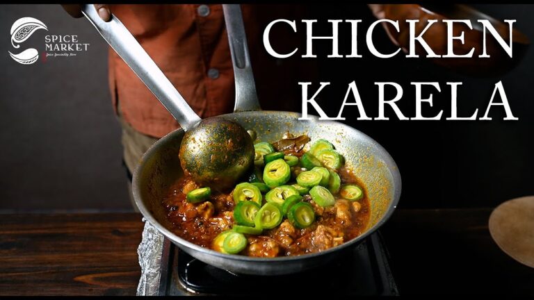 インドカレーレシピ ★ 11種類のスパイスで作る チキンとゴーヤのカレー  ★ Indian cuisine How to make Indian Chicken Bitter gourd Curry