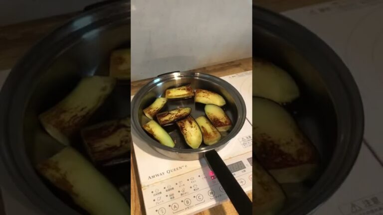ナスの素揚げ！絶品調味料と大根おろし