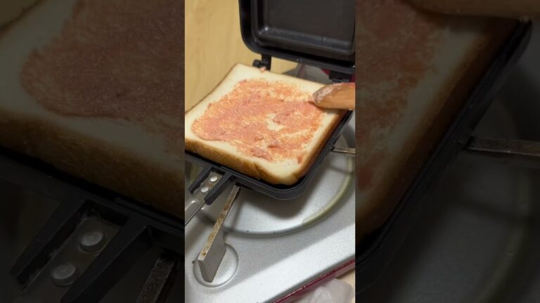 明太チーズサンド作ってみた　#shorts