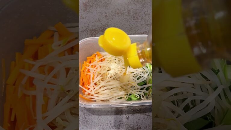 【具沢山で大満足】痩せる手抜きビビンバ