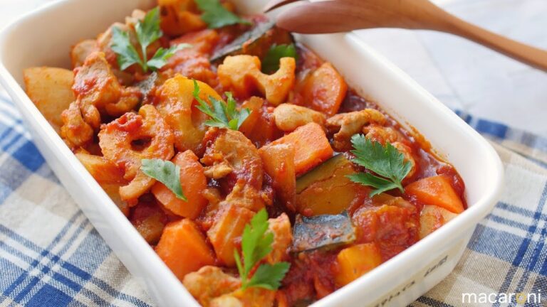 【作り置き】冬のおいしさギュッ！ たっぷり 野菜と 鶏肉の ラタトゥイユ のレシピ 作り方