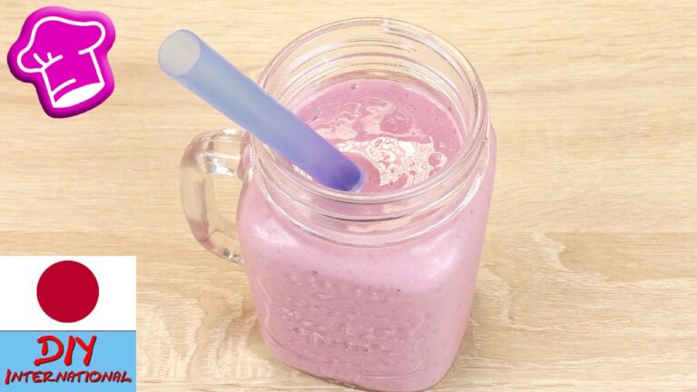 ラズベリー、オートミール、バナナの健康朝食スムージー