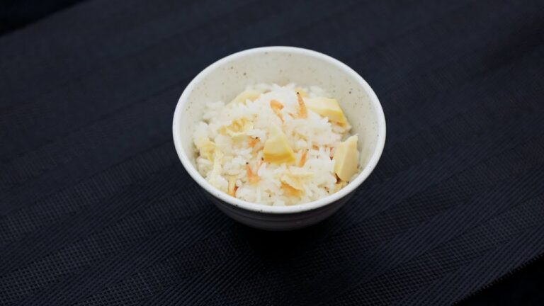 【わが家の1品レシピ】#55 桜えびとたけのこの塩麹炊き込みごはん
