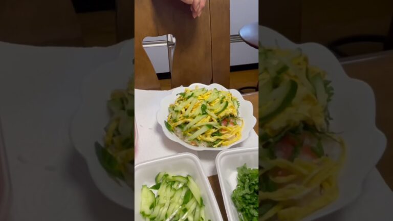 【おふくろの味】簡単ちらし寿司👵🏻　　#おふくろの味 #ちらし寿司　#かんたんレシピ