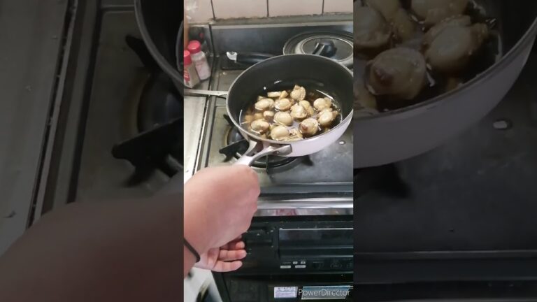 1分間クッキング！美味しいオリーブオイルでホタテのアヒージョ。