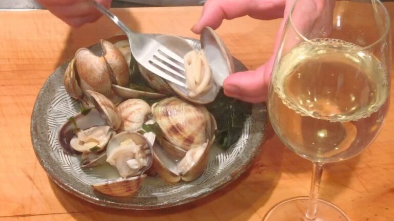 《浅利(あさり)のバター、ワイン蒸し》・・・・大和の　和の料理《蒸し物（リハビリ編）》