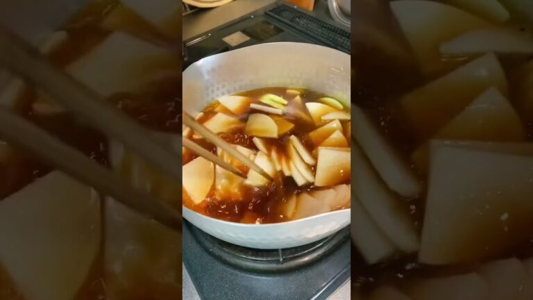 節約レシピ！大根と鶏肉の煮込み#shorts #料理