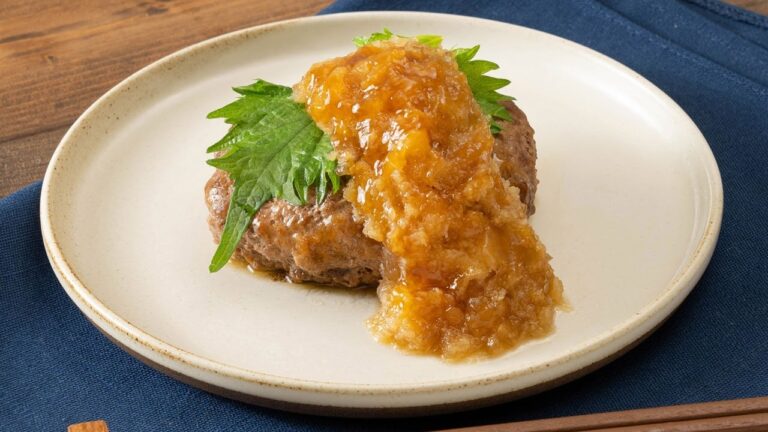 【クラシル共同開発】肉汁溢れる！和風おろしハンバーグ