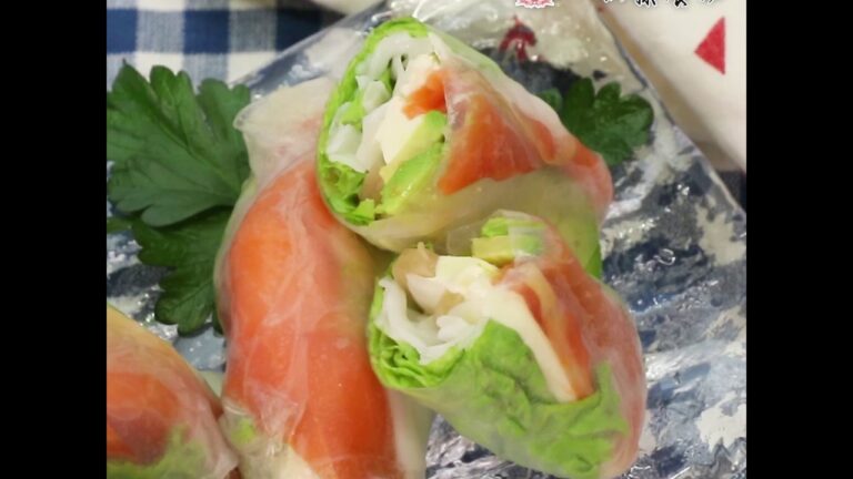 kokocolor 稲庭うどん入り生春巻き