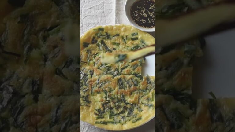 女子大絶賛！コスパ最強のニラチヂミ #Shorts