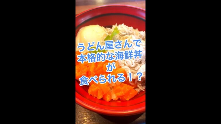 うどん屋さんで本格的な海鮮丼が食べられる？さぬき麺市場を紹介。