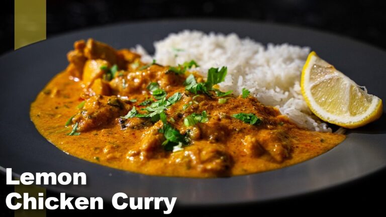 【レモンチキンカレー】爽やかな香り感じるチキンカレーの作り方！