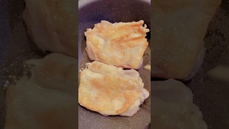 鶏もも肉をポン酢で焼くだけの動画 #cooking #chicken #HMcook #shorts #followme