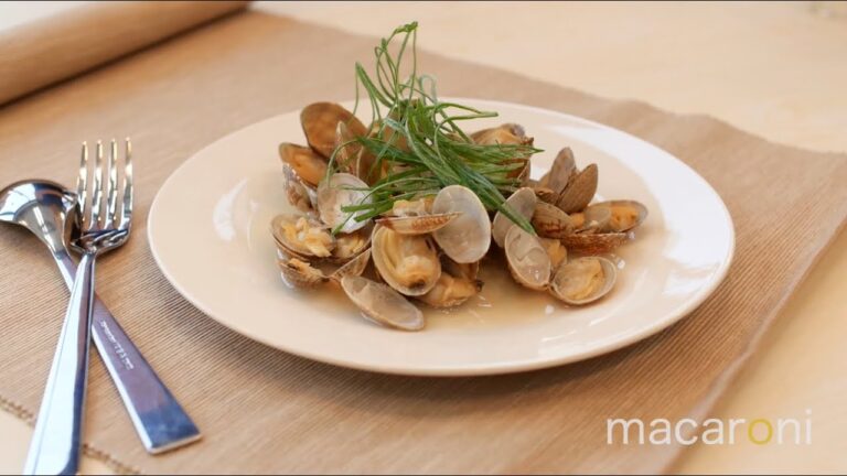 レンジで出来る！あさりの酒蒸しの作り方