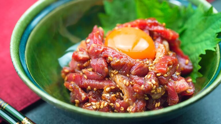 本格ユッケの作り方