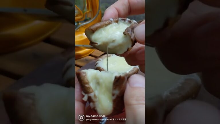 秋のしいたけチーズ焼き！