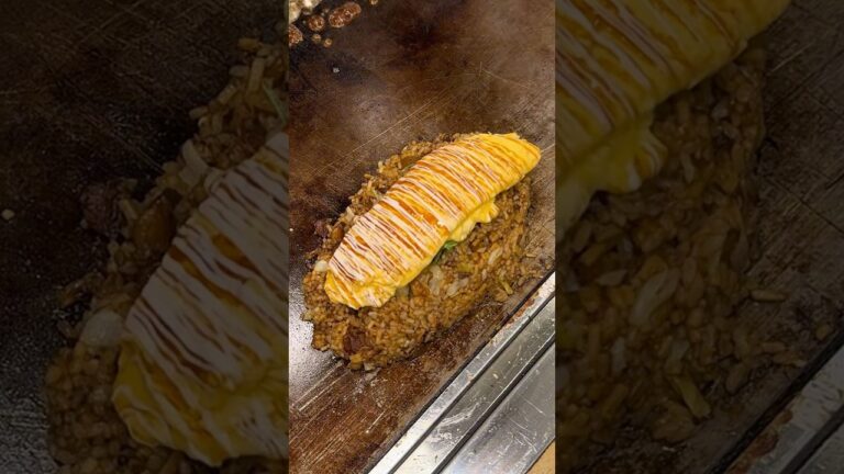 鉄板プロの高速ふわとろぼっかけオムそばめし🥚【東京 長田本庄軒】