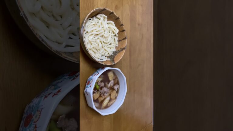肉汁つけうどん